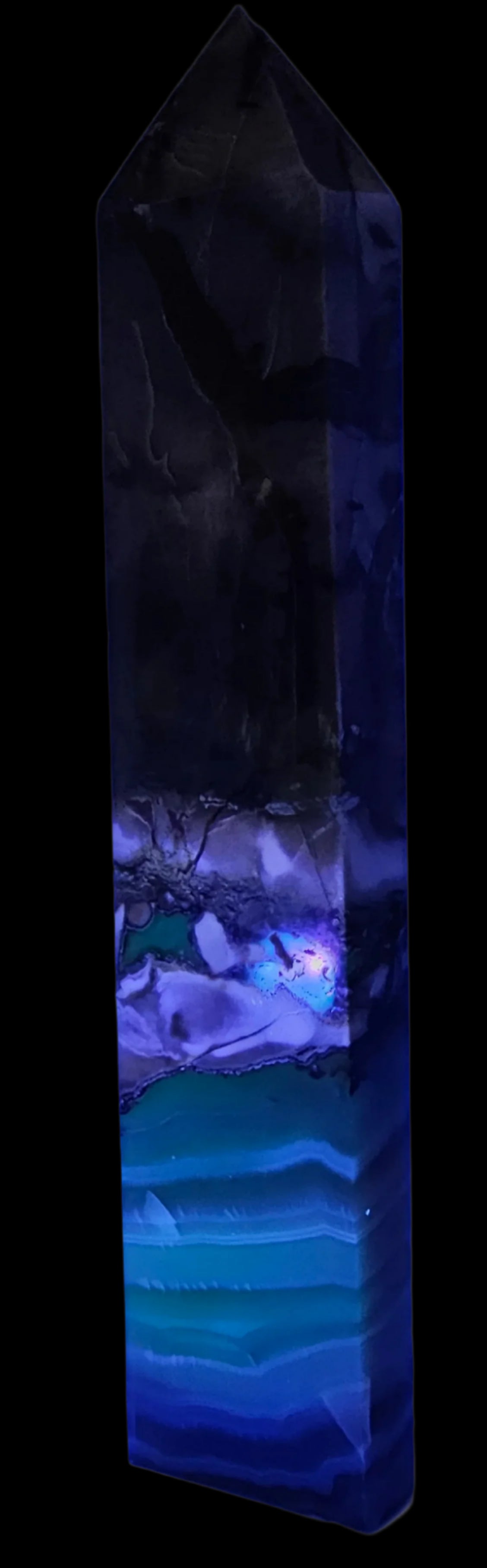 Large Volcanic Agate Tower