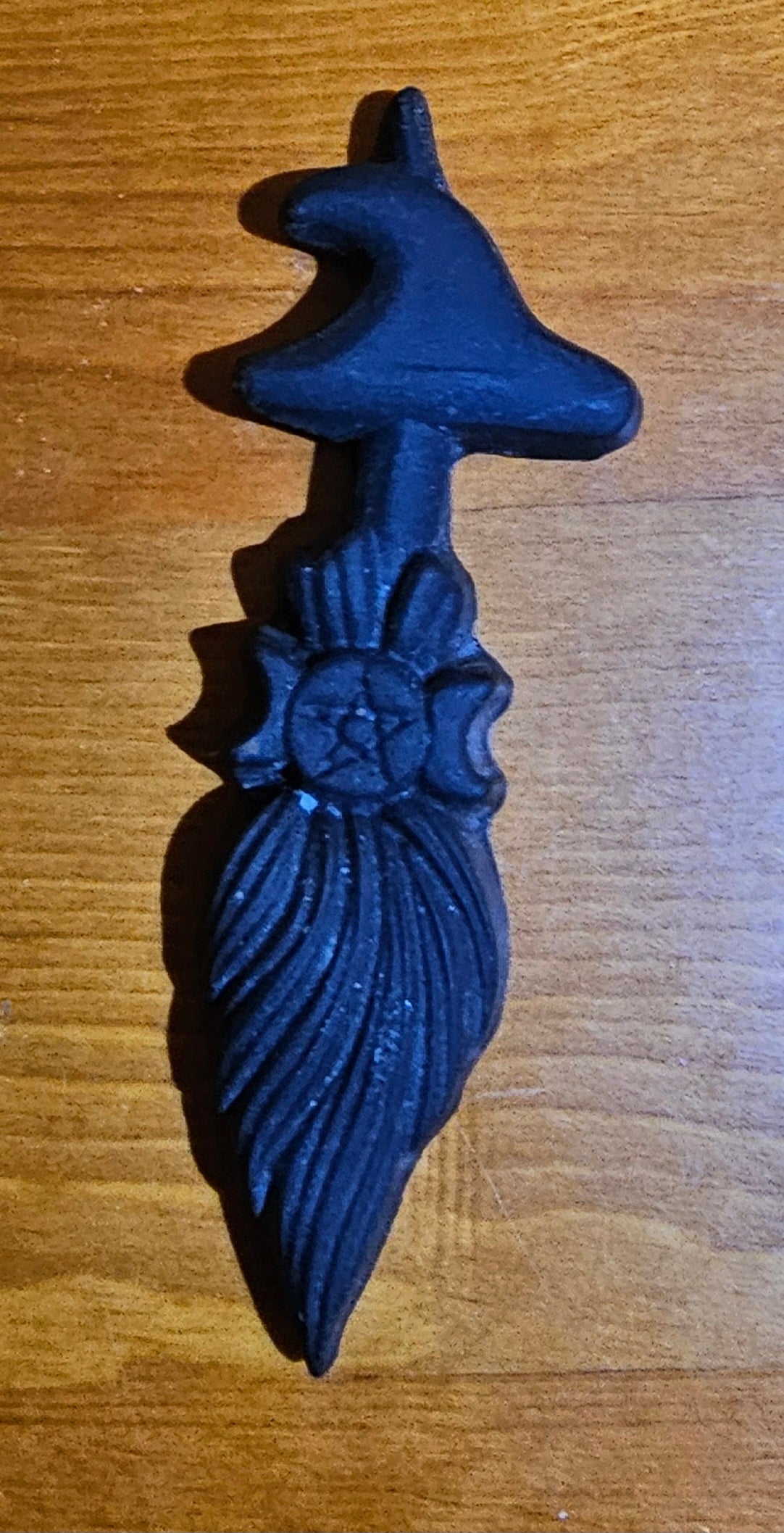 Tourmaline Witch Carving