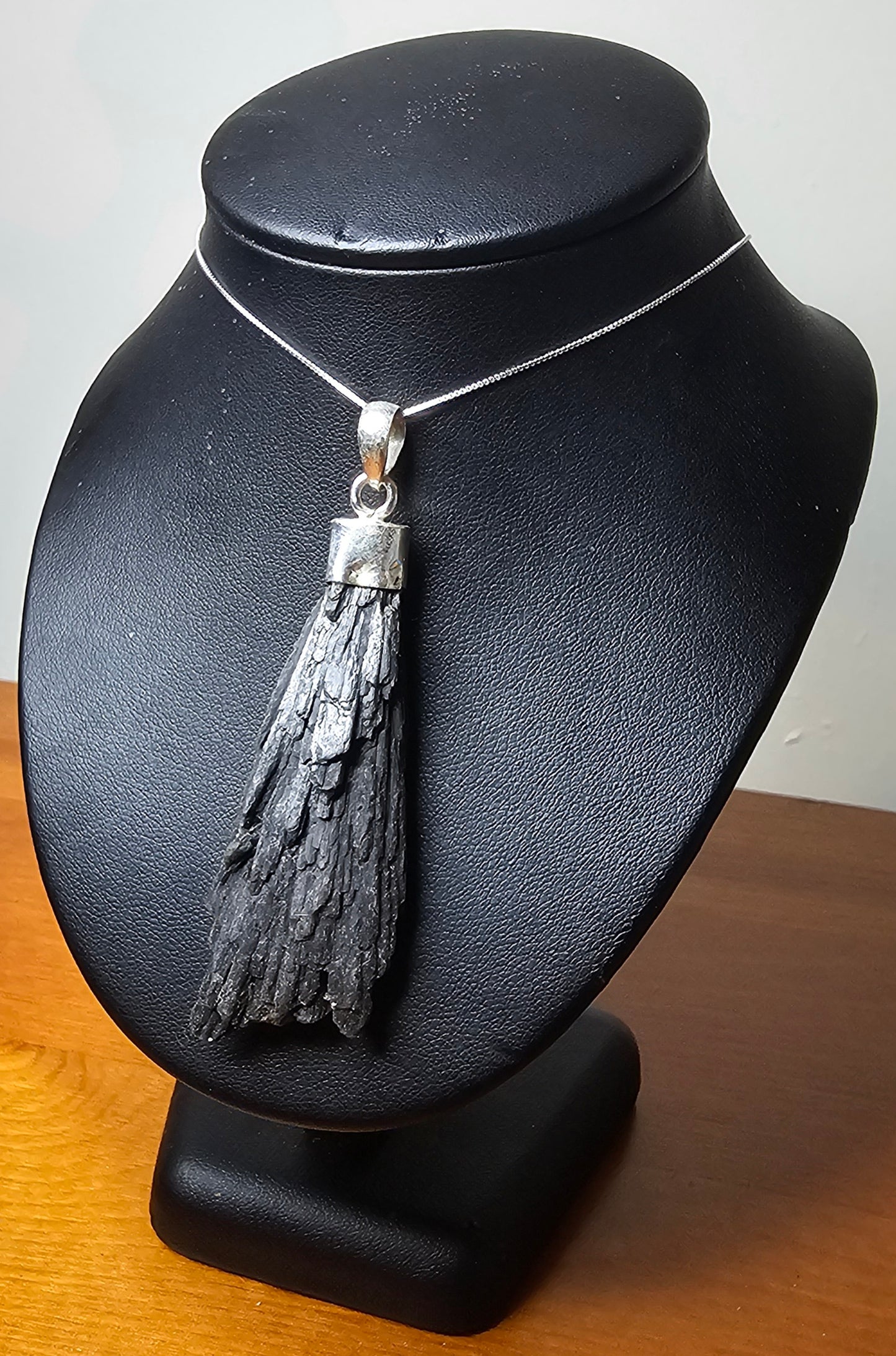 Black Kyanite Pendant