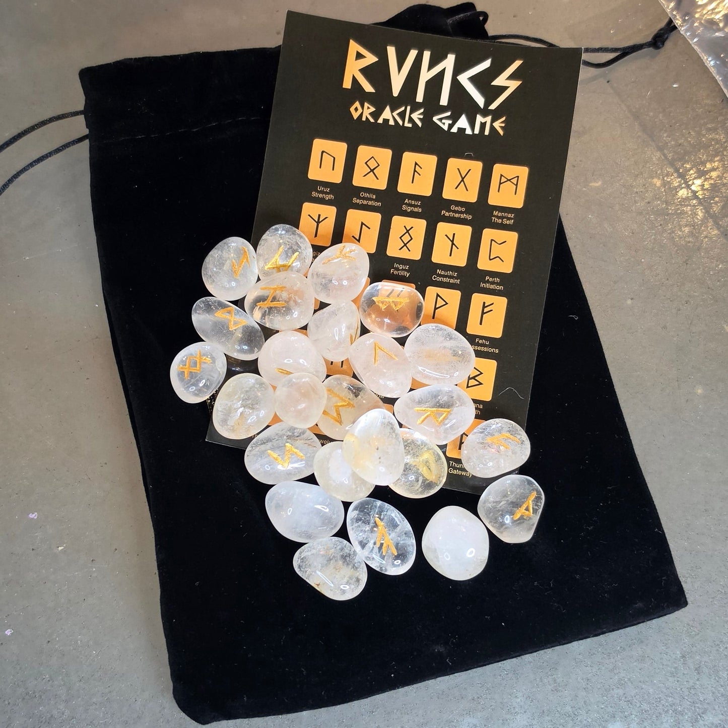 Crystal Runes (Quartz)