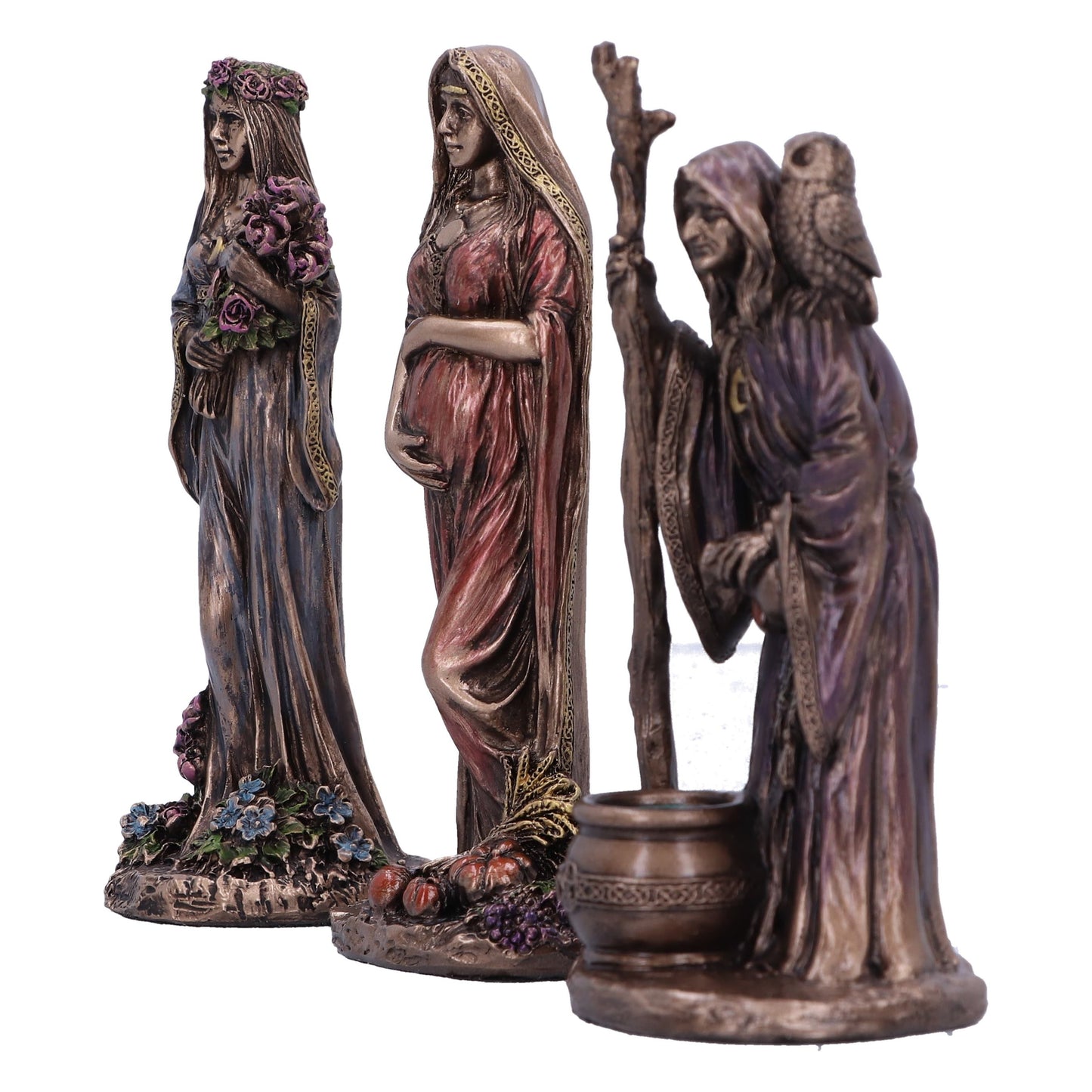 Maiden, Mother and Crone Trinity Statue