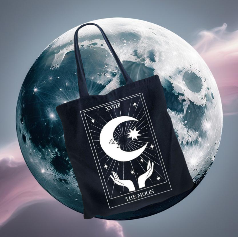 The Moon Tote Bag