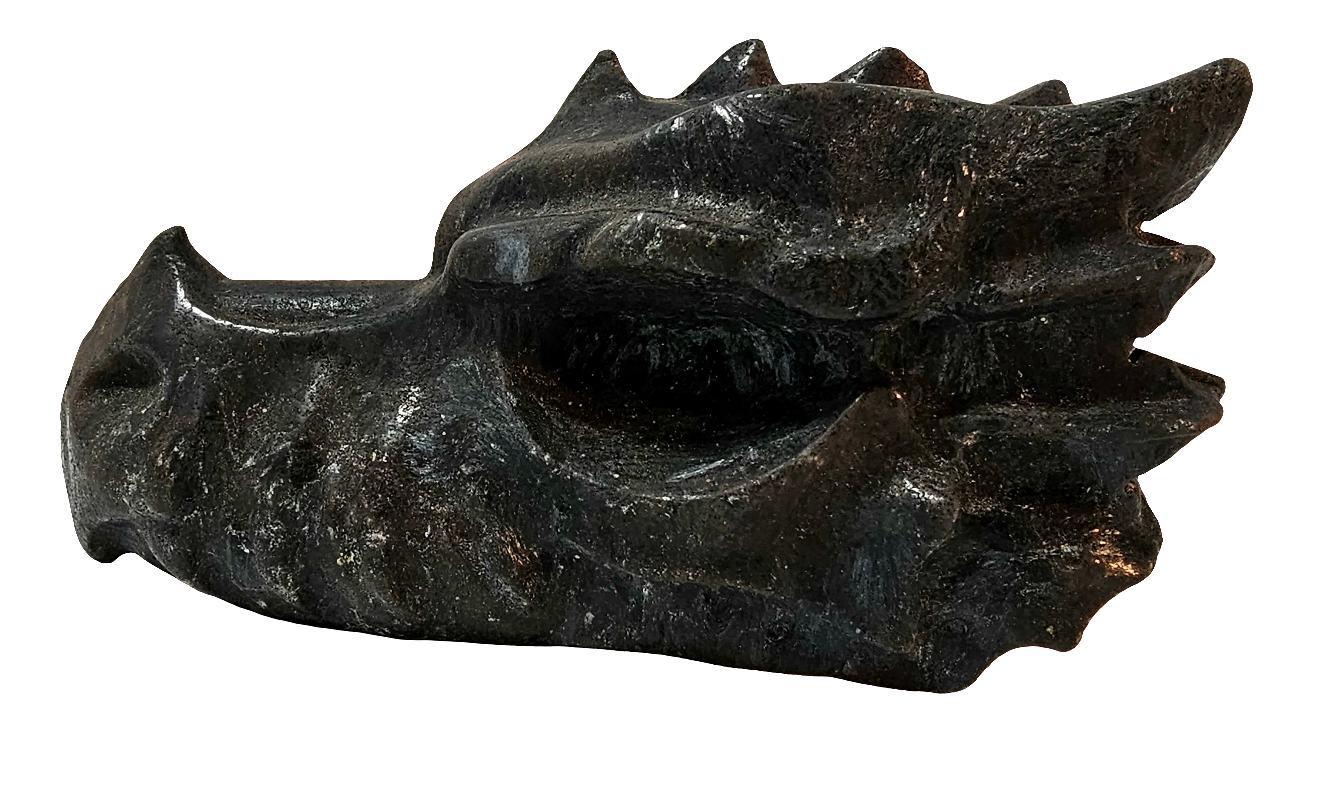 Black Mineral Dragon Head