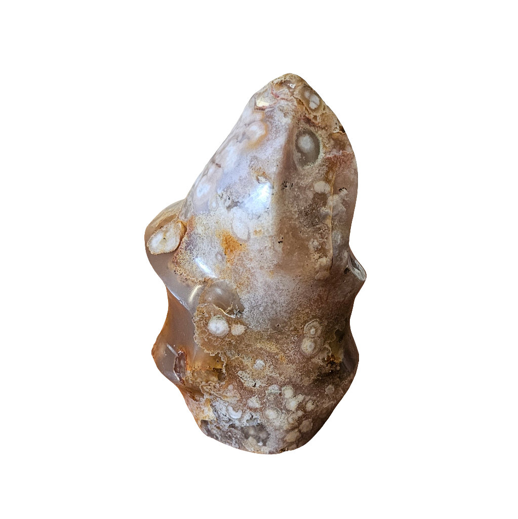 Large Flower Agate Flame