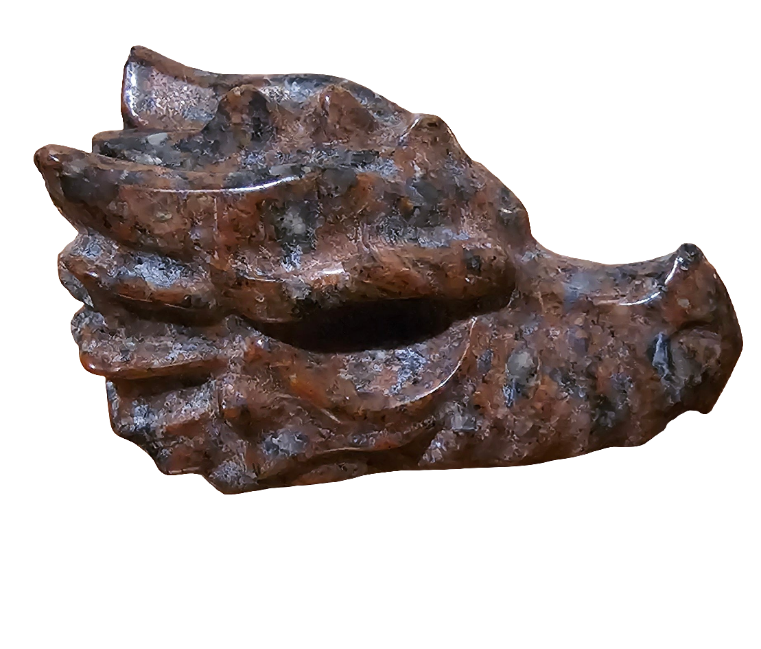 Small Jasper Dragon Head