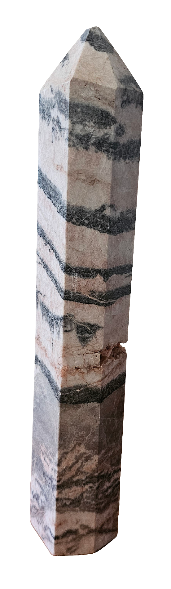 Pink Zebra Jasper Tower