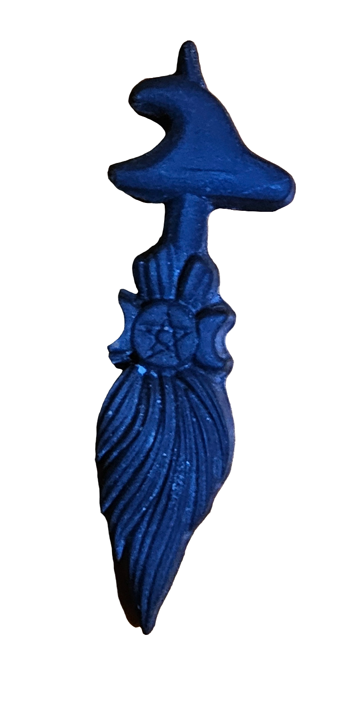Tourmaline Witch Carving