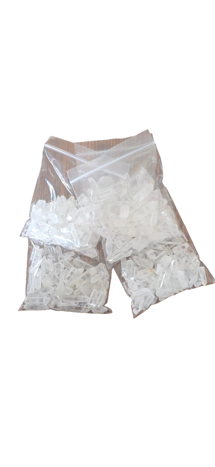 Stonehenge-Charged Quartz Points (50g Bag)