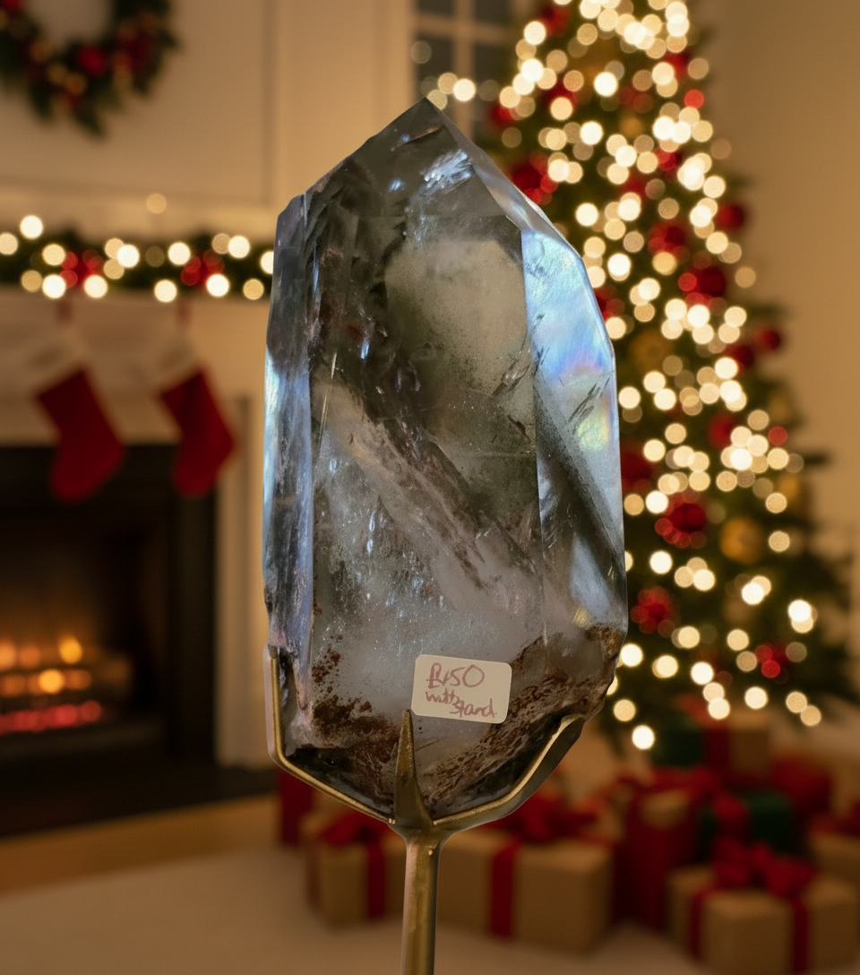 Large Garden Quartz with Stand
