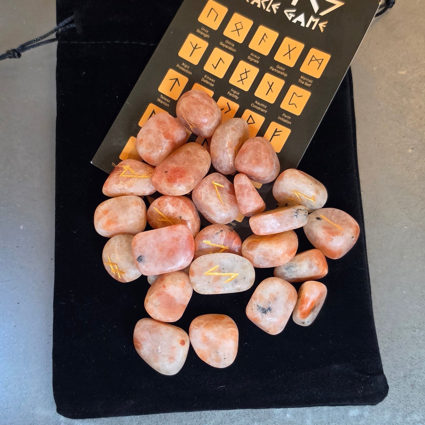 Crystal Runes (Sunstone)