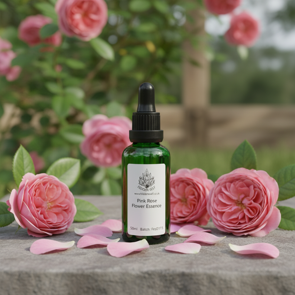 Pink Rose Flower Essence