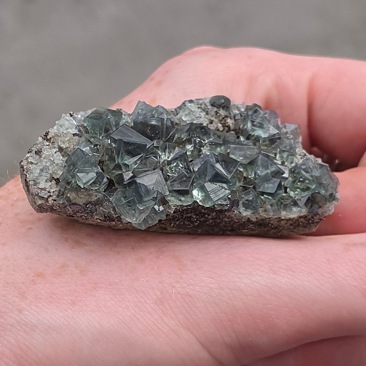 PJ Pocket / Pyjama Pocket Fluorite Specimen Flat – Diana Maria Mine