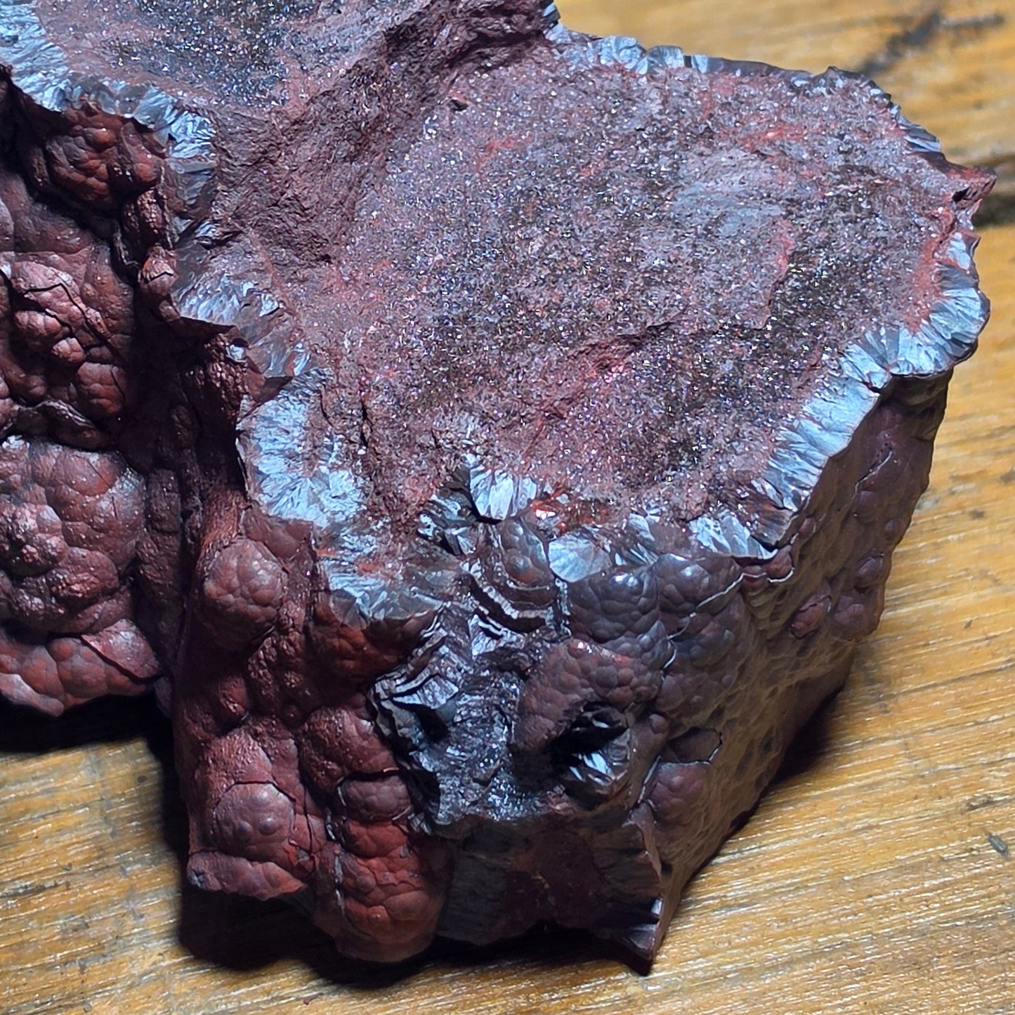 Botryoidal Hematite – Florence Mine, Egremont, Cumbria, England, UK