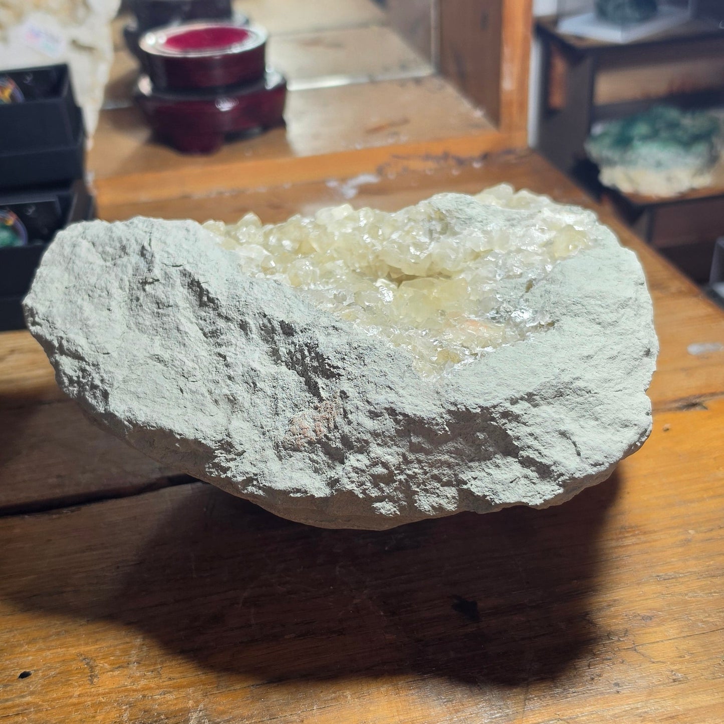 Calcite – Peak Hill, Sidmouth, East Devon, Devon, England, UK