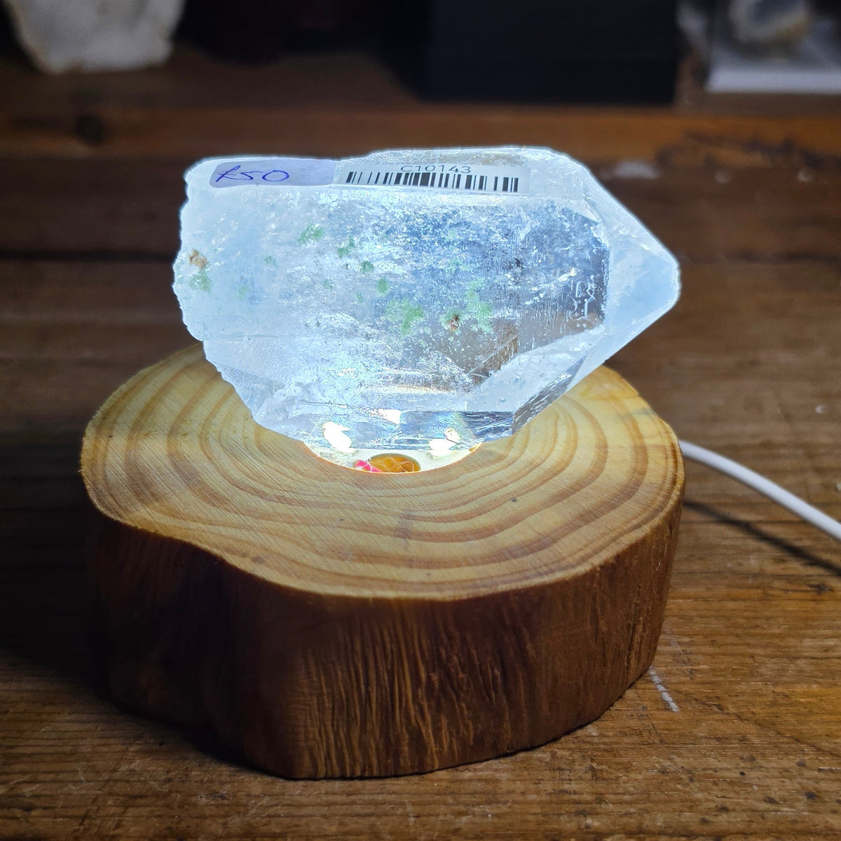 Garden Quartz  / Chlorite Included raw point
