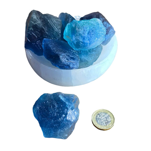 Blue Fluorite (Raw)