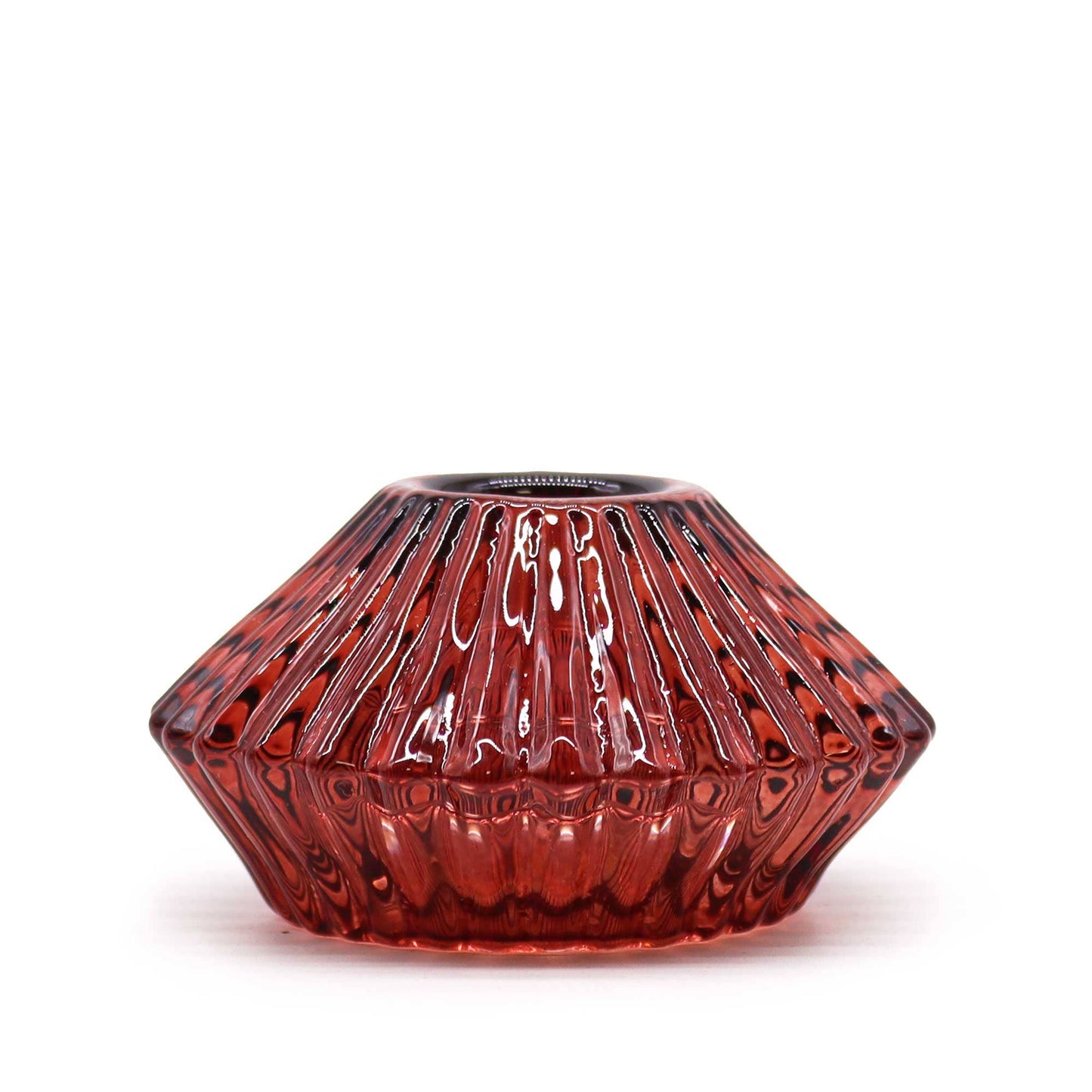 Flower Flip Candle / Tealight Holder - Vampire Red (Fire)