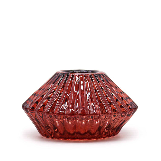 Flower Flip Candle / Tealight Holder - Vampire Red (Fire)