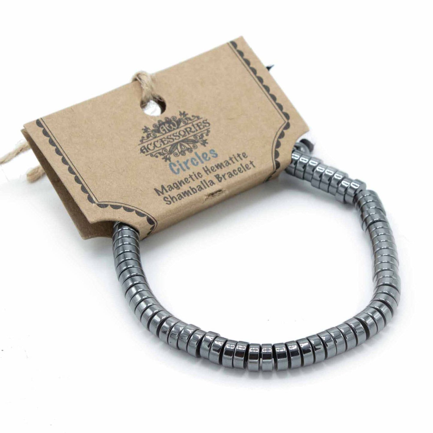 Magnetic Hematite Shamballa Bracelet