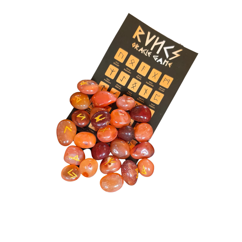 Crystal Runes (Carnelian)