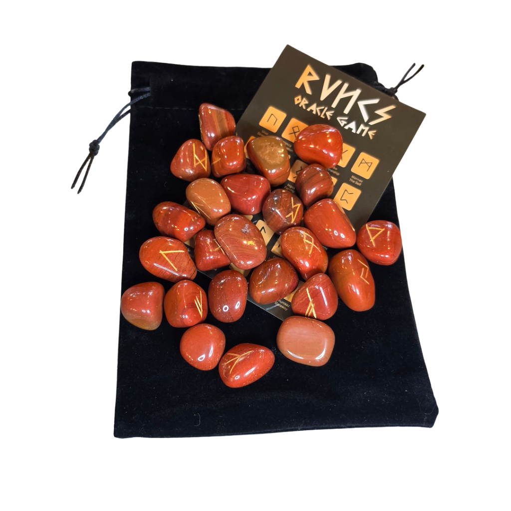 Crystal Runes (Red Jasper)