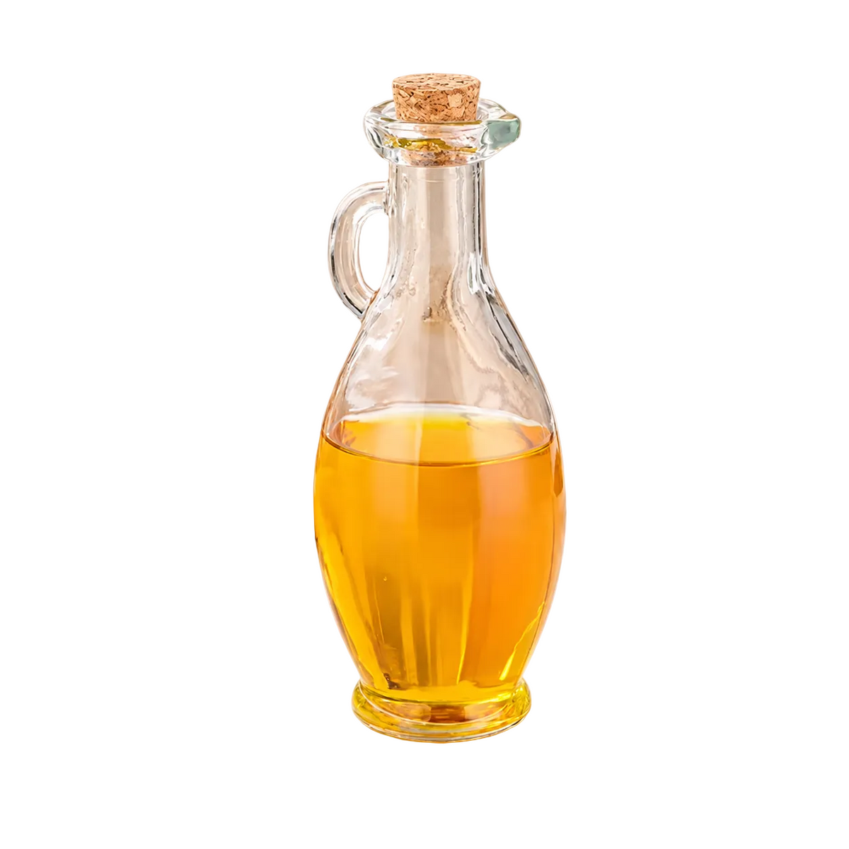 Clear Glass Bottle with Cork Stopper (250ml)