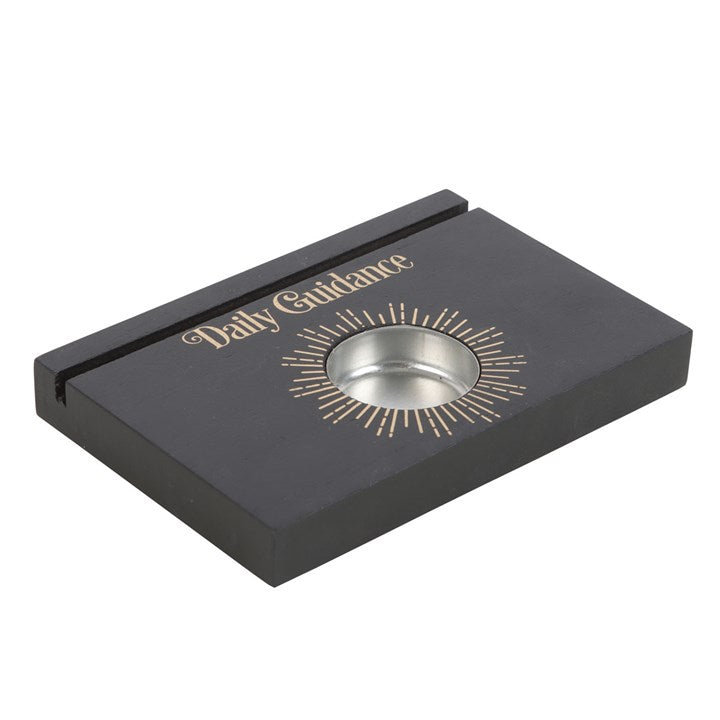 Daily Guidance Tarot Card Stand With Tealight Holder