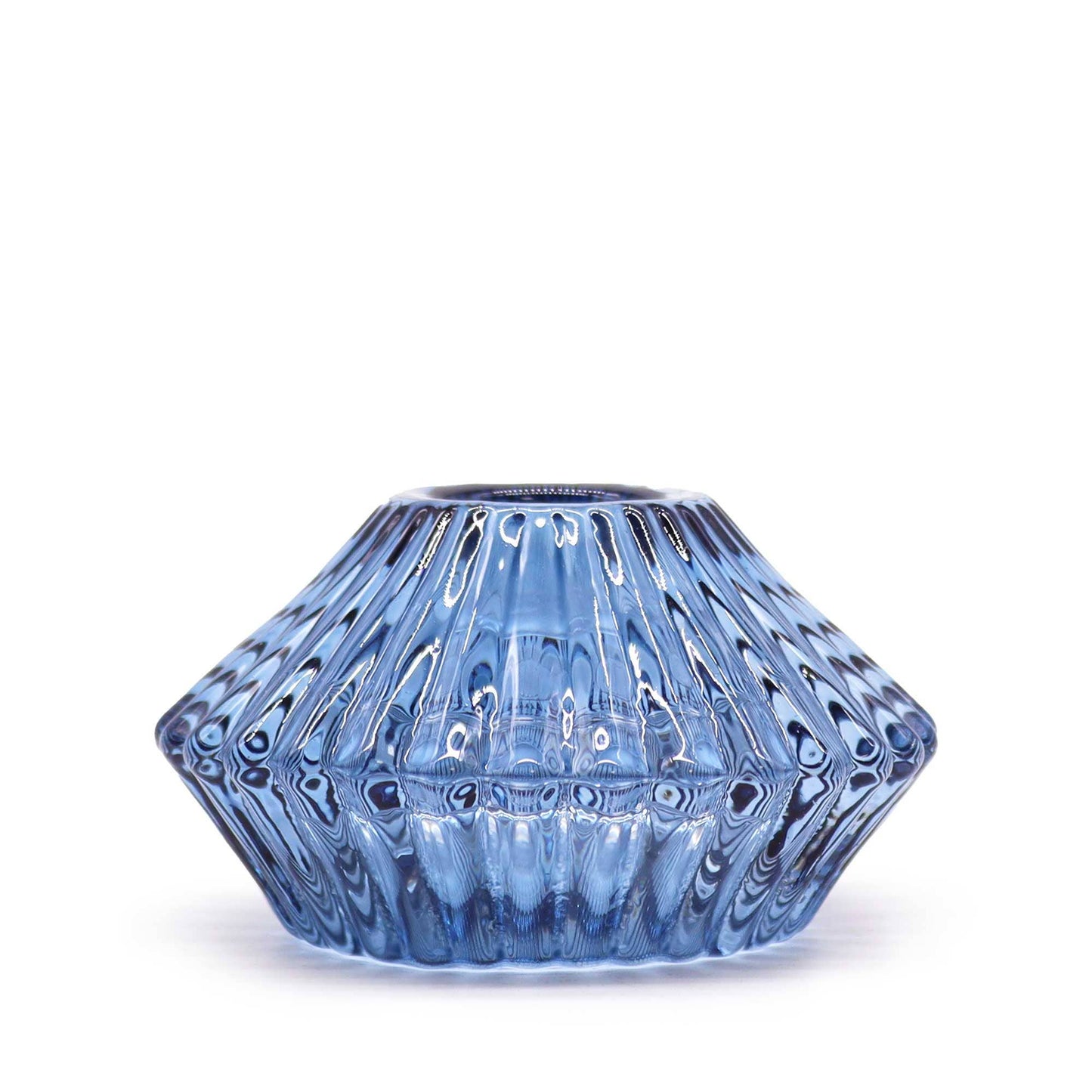 Flower Flip Candle / Tealight Holder - Royal Blue (Water)