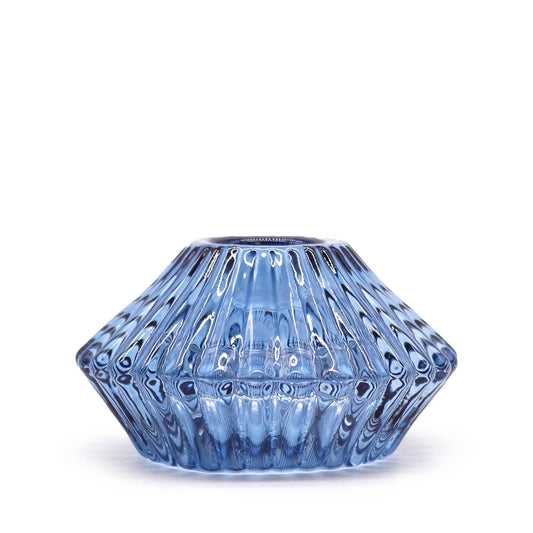 Flower Flip Candle / Tealight Holder - Royal Blue (Water)