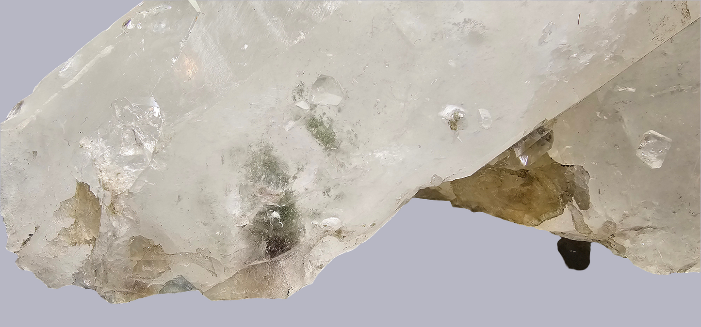Engulfed Quartz with Garden Inculsion
