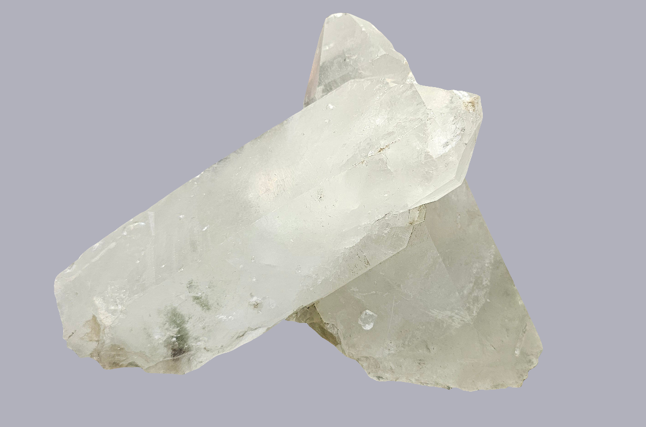 Engulfed Quartz with Garden Inculsion