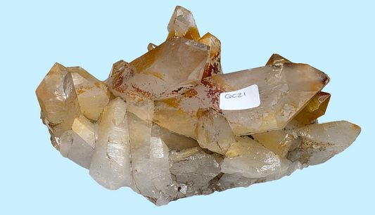 Large Iron-oxide Cluster with Seed Seam on Bottom