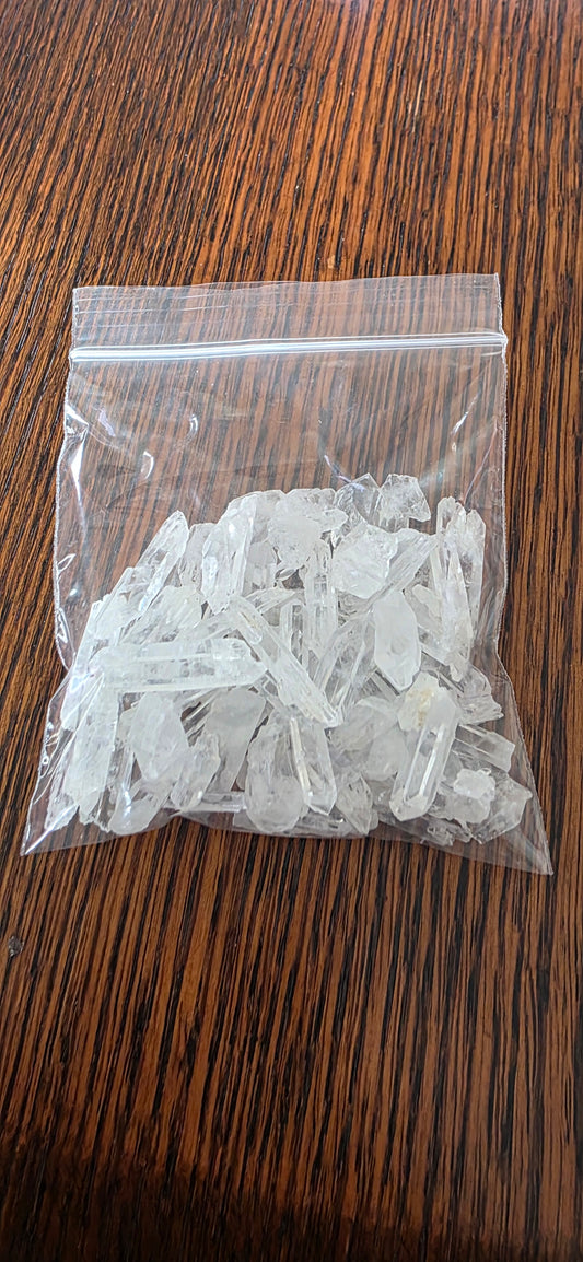 Stonehenge-Charged Quartz Points (50g Bag)