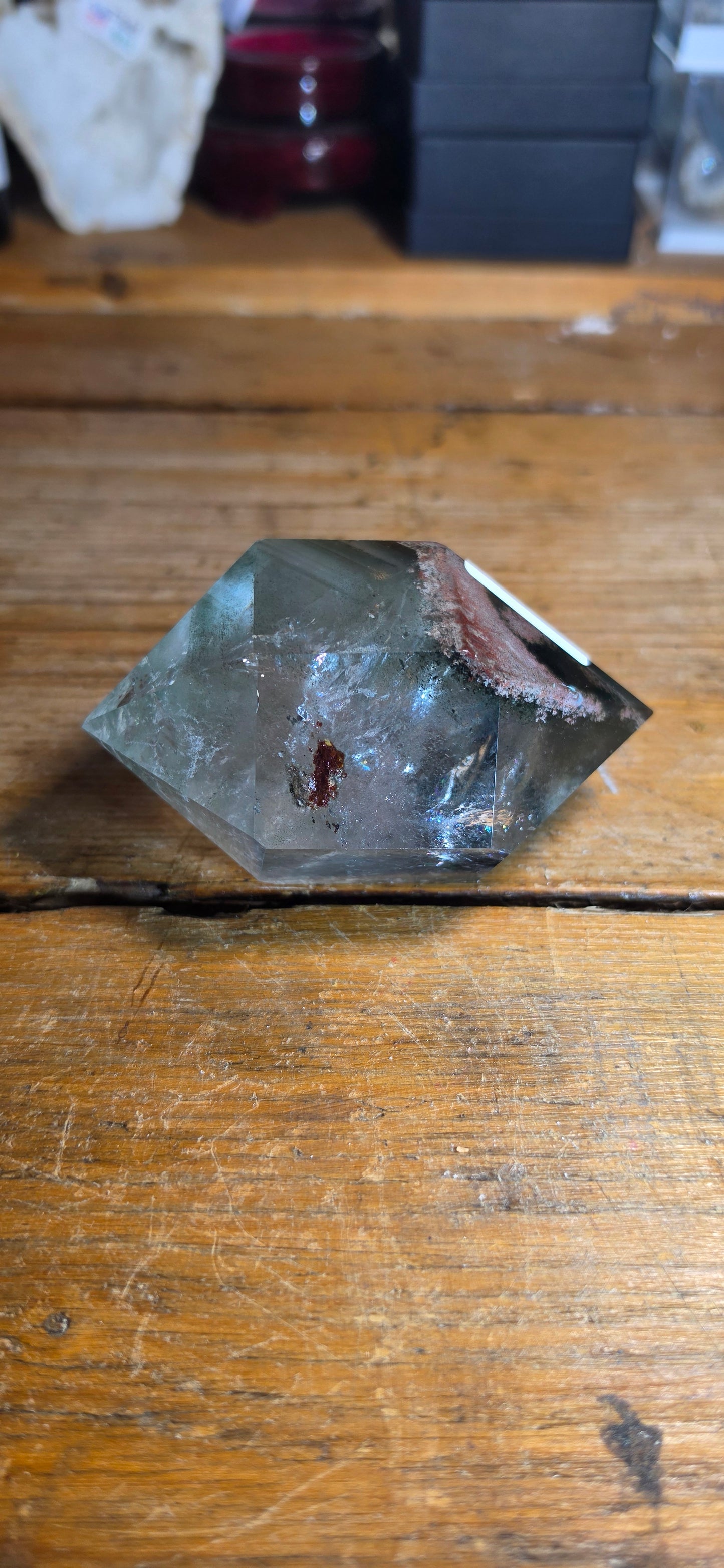 Large Garden Quartz Double Terminated Phantom