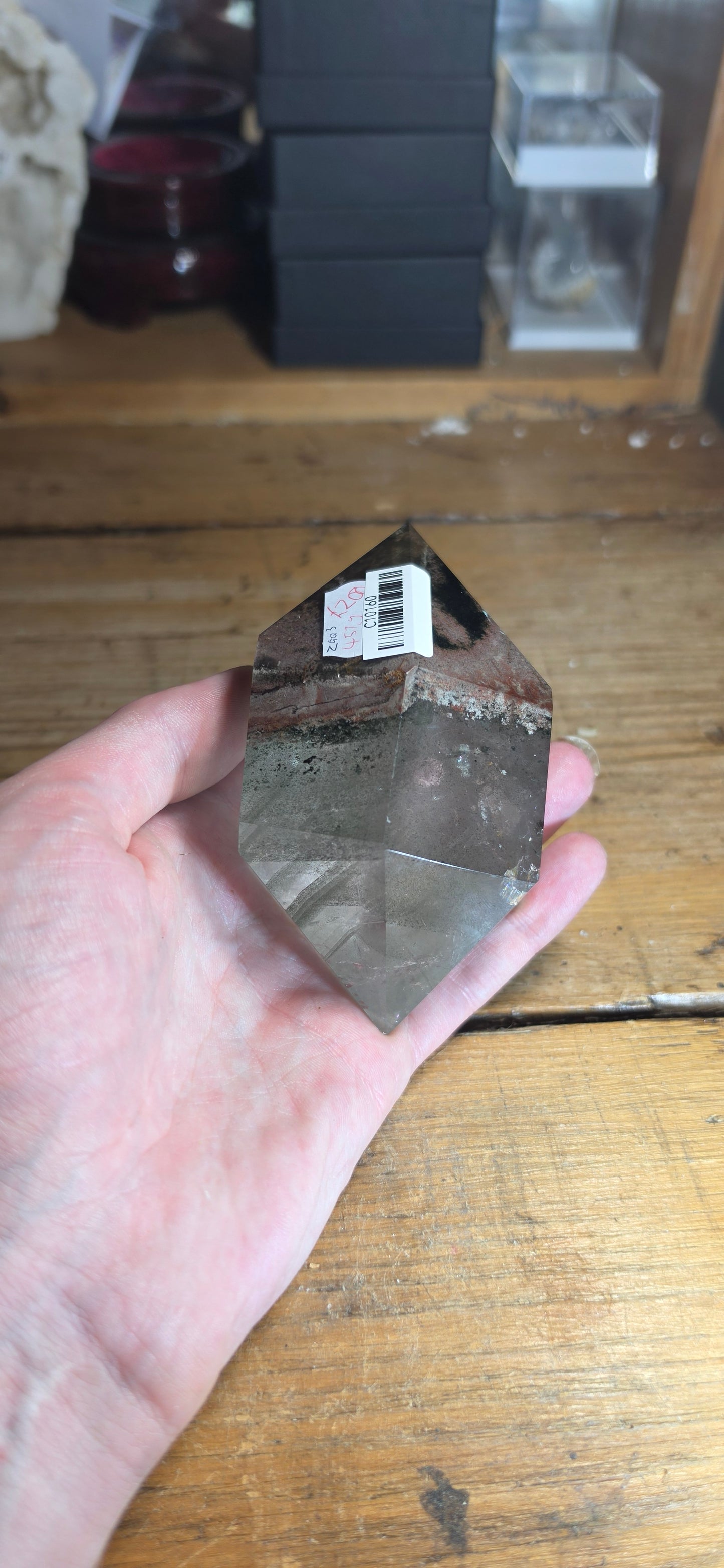 Large Garden Quartz Double Terminated Phantom