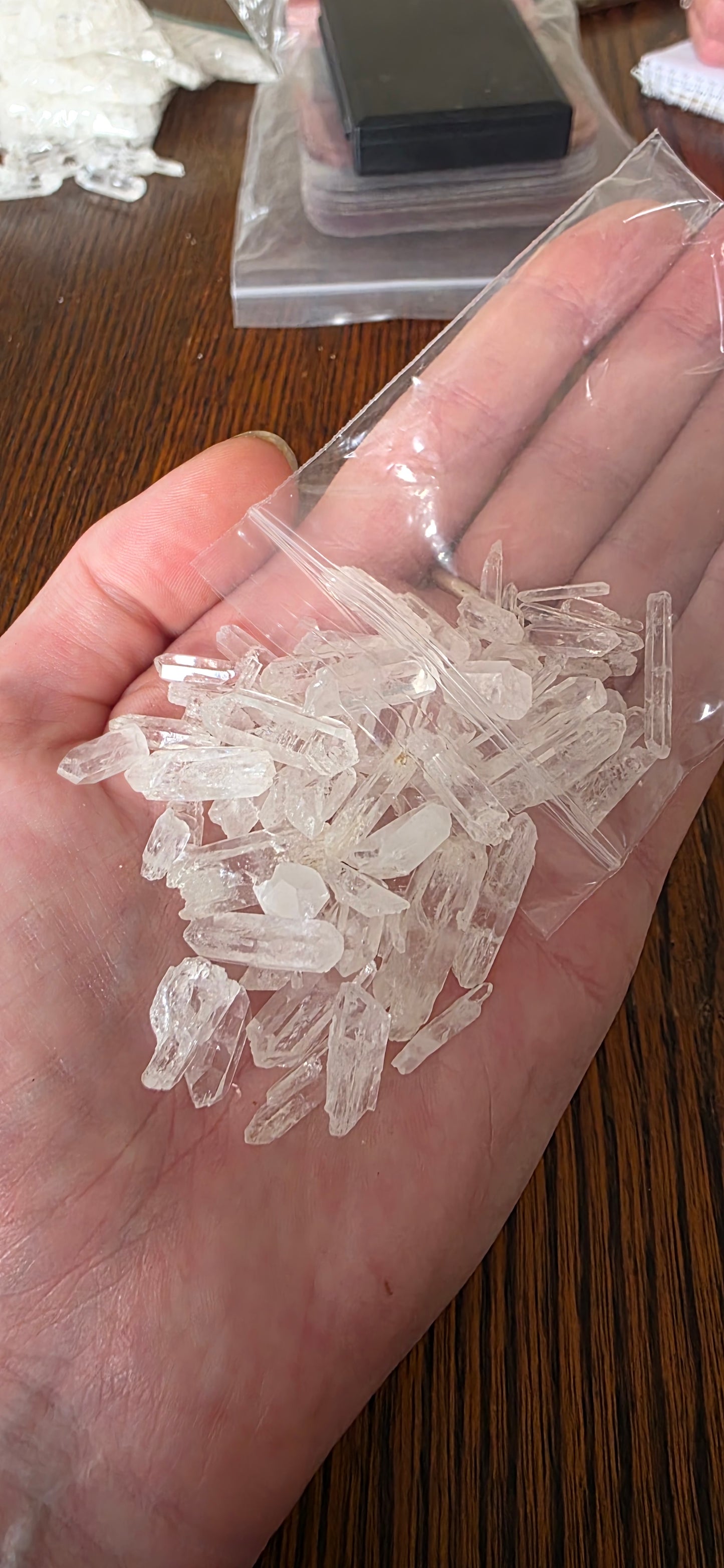 Stonehenge-Charged Quartz Points (50g Bag)
