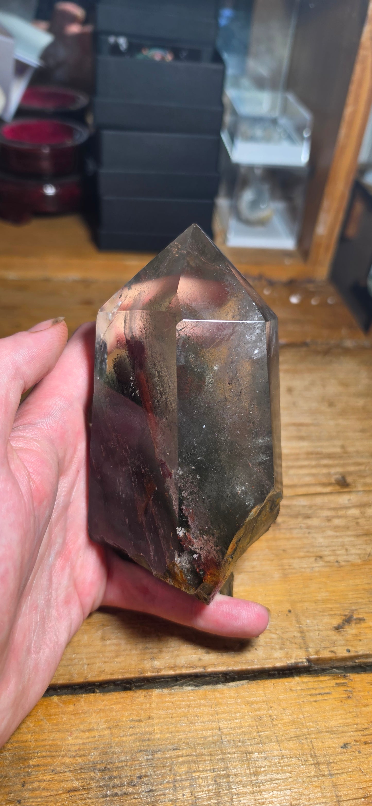 Large Garden Quartz with multiple Phamtoms