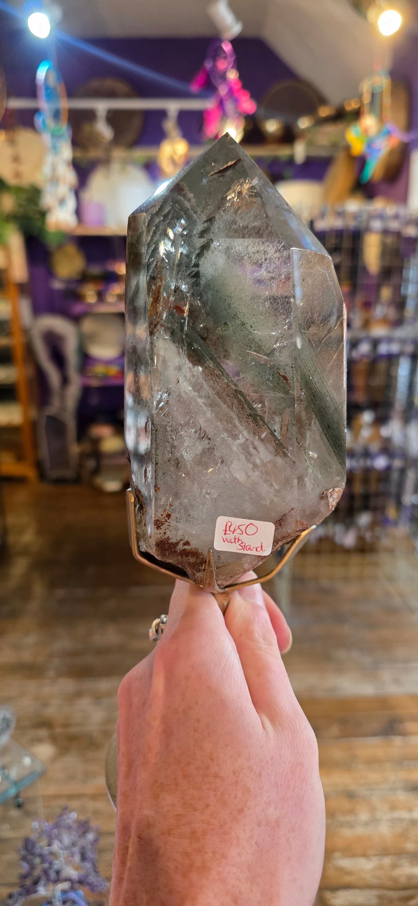 Large Garden Quartz with Stand