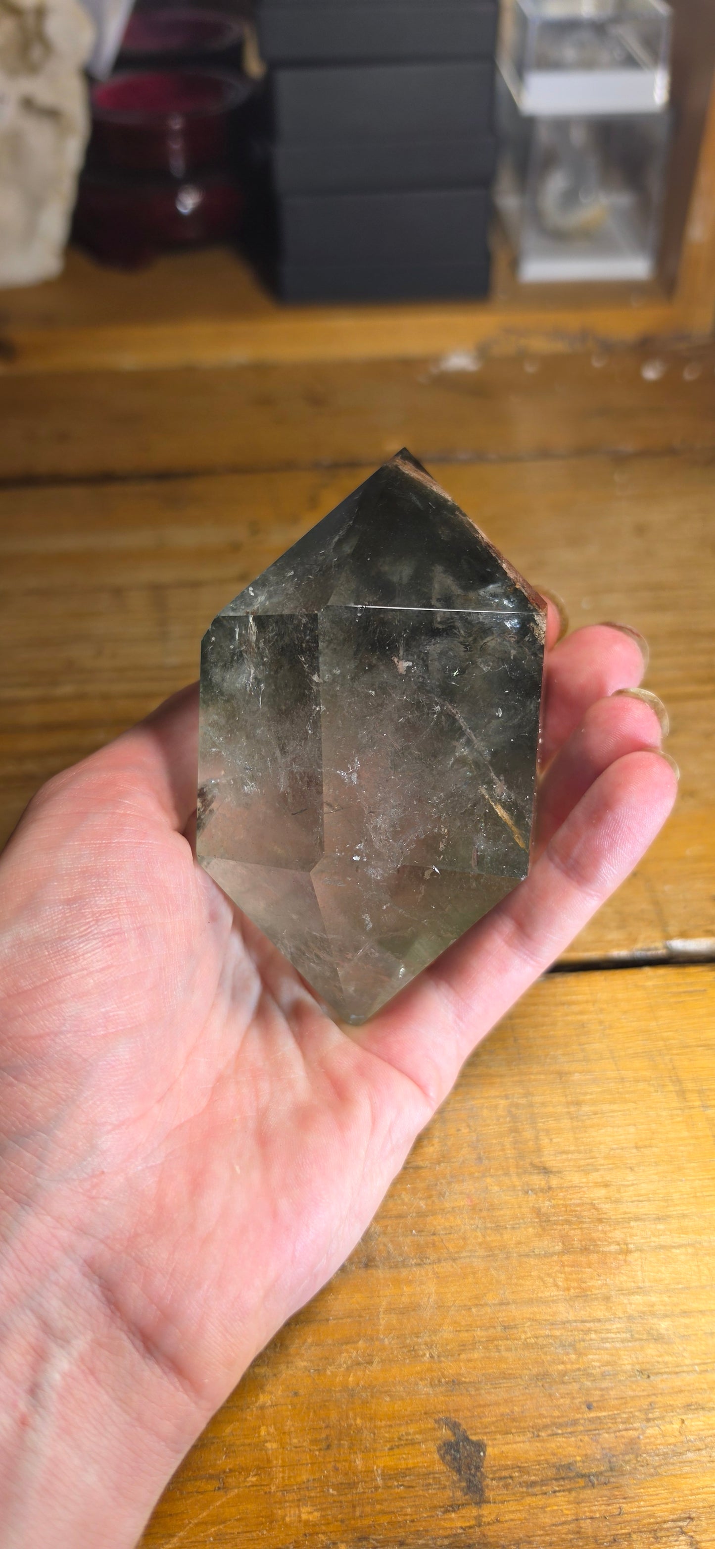 Large Garden Quartz Double Terminated Phantom
